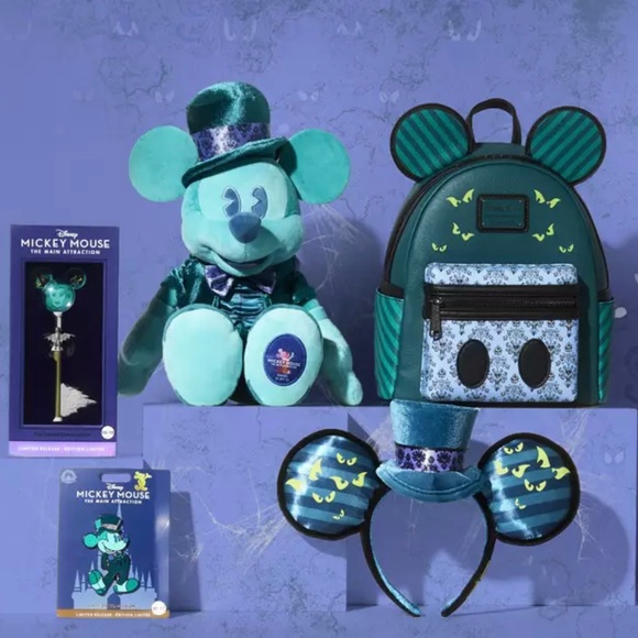 MOVING SALE! Mickey Mouse Main Attraction Loungefly Haunted Mansion 10/12 - Picture 6 of 9